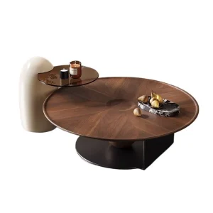 Italian Minimalist Round Coffee Table