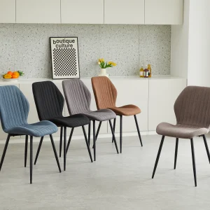 Modern Upholstered Dining Chair – Minimalist Elegance for Every Room