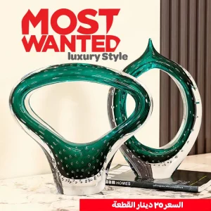 Modern Glass Vase – Light Luxury Home Decoration