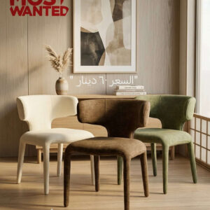 "The Sculptural Curved Backrest Chair: Bold Aesthetics Meets Ergonomic Design"