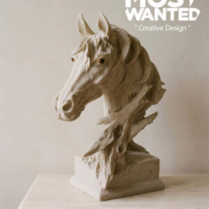 A Symbol of Legacy and Power: The "Creative Design" Horse Bust for an Unmatched Royal Aesthetic.