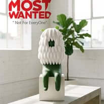 Art of Non-Conformity: Surrealist Pop-Art Figurine for Bold and Avant-Garde Interiors