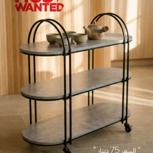 The Ultra-Modern Three-Tier Bar Cart for a Sophisticated Home!